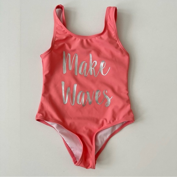 Toddler Girl One Piece Swimsuit Size 4 - Picture 1 of 8